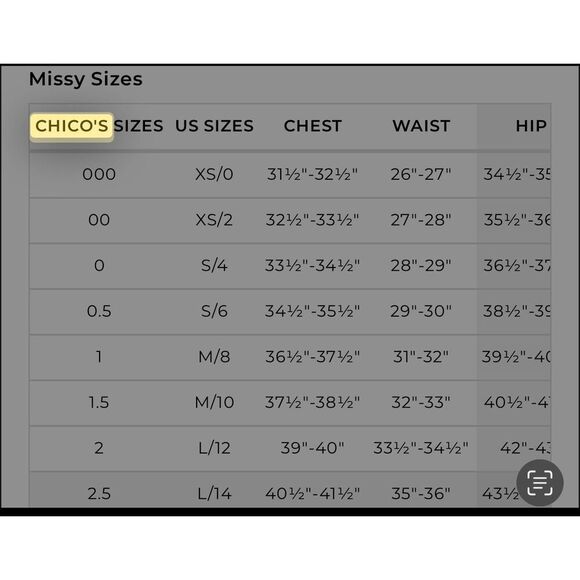 Chicos Weekender White Tie Capri size M/8 - Picture 9 of 9